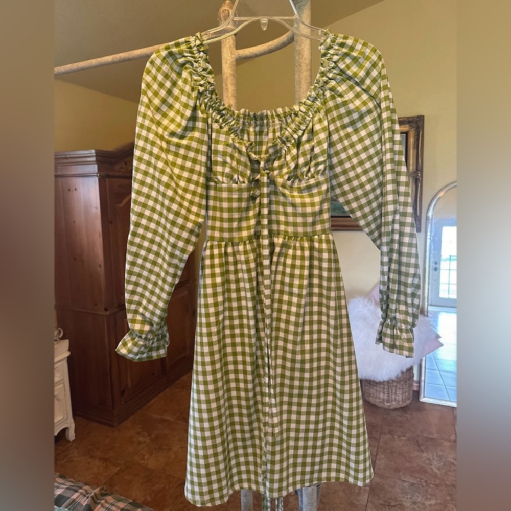 Dreaming of Ivy Handmade Cotton Gingham Dress